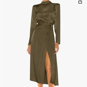 PRETTYGARDEN Women's 2024 Fall Satin Dress